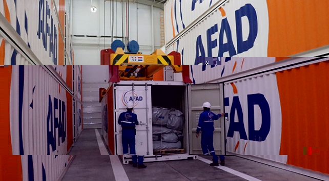 AFAD, yardım malzemelerini uydudan takip ediyor