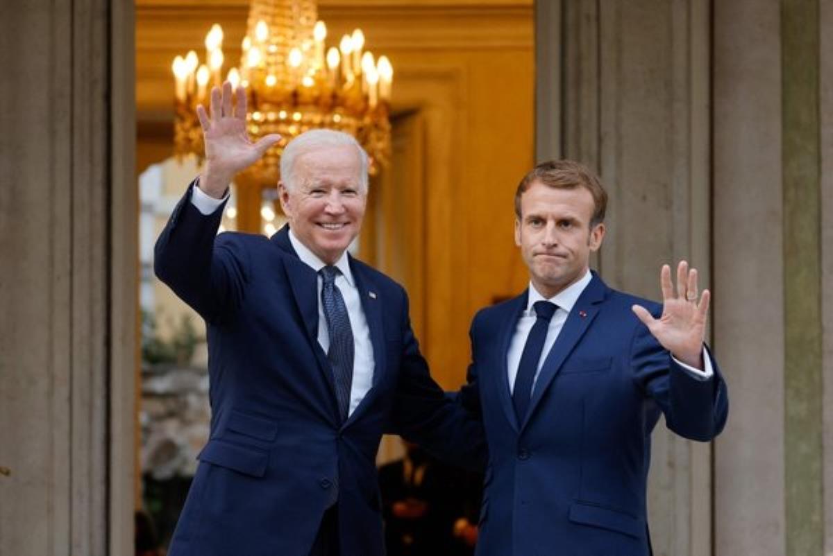 Denizaltı krizi çözülse de gerginlik sürüyor! Biden ve Macron’dan G20’de tokalaşma düellosu