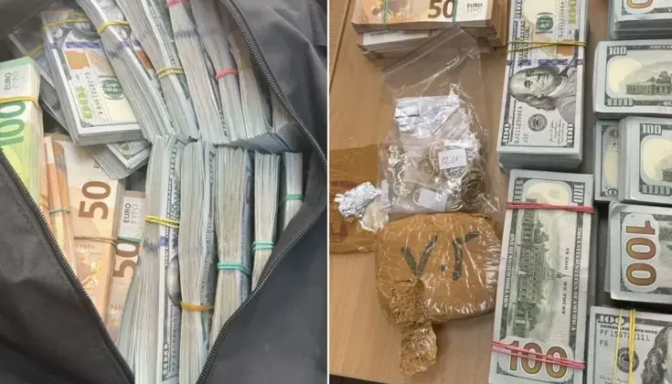 Çanta dolusu Euro, dolar ve altınla sınırda yakalandı