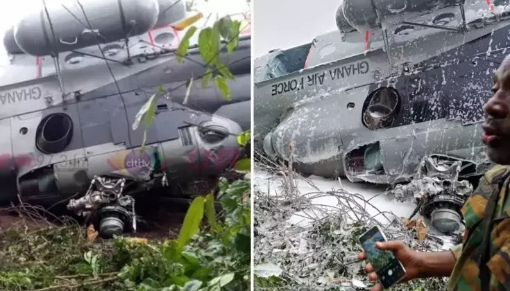 Gana’da askeri helikopter düştü: 8 ölü