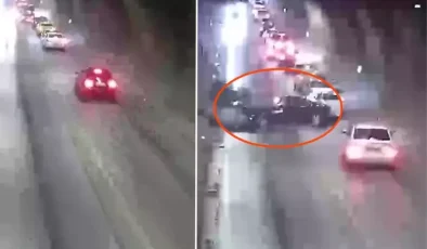 Amasya’da korkunç kaza, otomobiller tünelde kafa kafaya çarpıştı