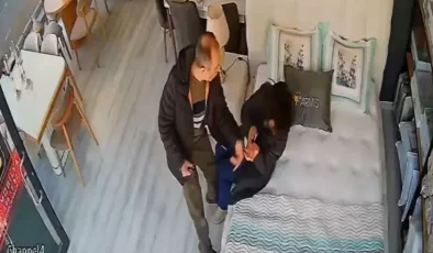 Bir de öğretmen olacak: Yaptığı rezilliği kamera böyle kaydetti