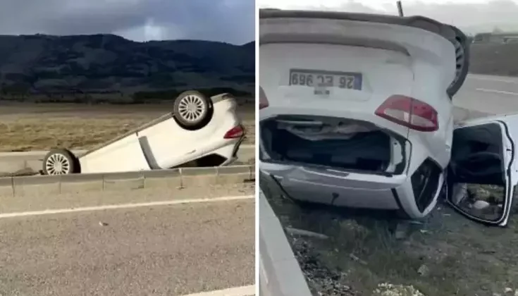 Otomobil takla attı! Çok sayıda yaralı var